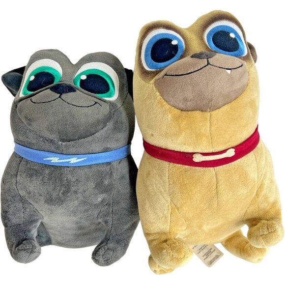 Disney Store Puppy Dog Pals Rolly & Bingo 12 Inch Plush Stuffed Animals Toy - Picture 2 of 13